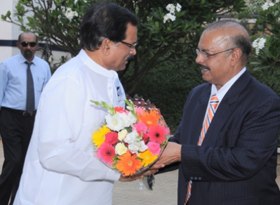 Hon'ble Minister Shri Shripad Yasso Naik, Ministry of Ayush, Govt. of India (Independent Charge) visits our R&D Center and Corporate Office on April 4, 2015.
